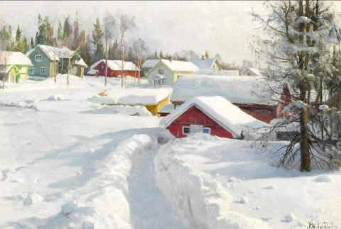 Talvi tuoreella lumella 1936