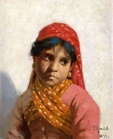 Молодая девушка 1894