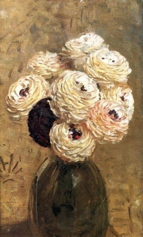 En vase med georginer ca. 1880-89