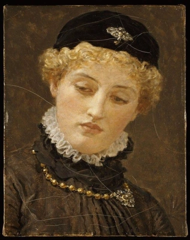 Ellen Terry als Portia in de koopman van Venetië, ca. 1885
