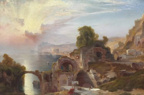 خليج بايا شروق الشمس 1867