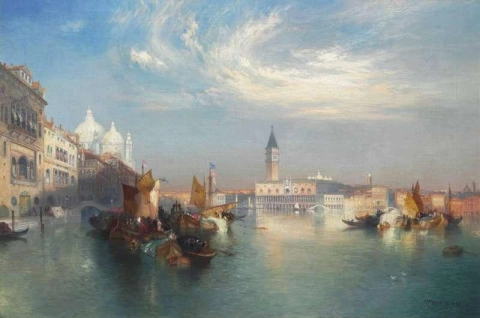 The Entrance To The Grand Canal 1900