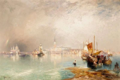 Het Canal Grande Venetië 1905