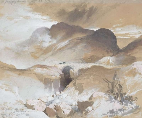 El paso de Glencoe Escocia 1882