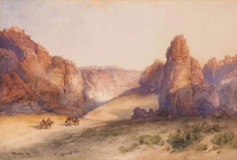 De rots van Acoma New Mexico 1902
