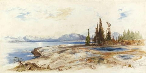 Lago Yellowstone intorno al 1874
