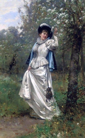 桜の下で 1881