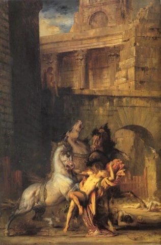 Diomede divorato dai suoi cavalli