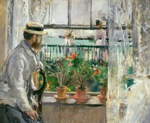 Eugene Manet na Ilha de Wight