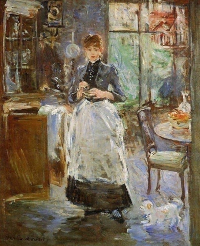 Na sala de jantar 1886