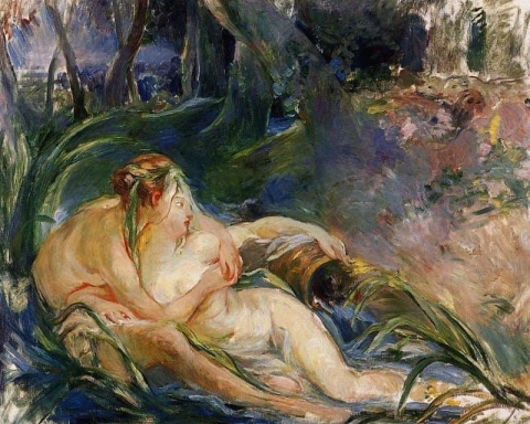 Two Nymphs Embracing 1892