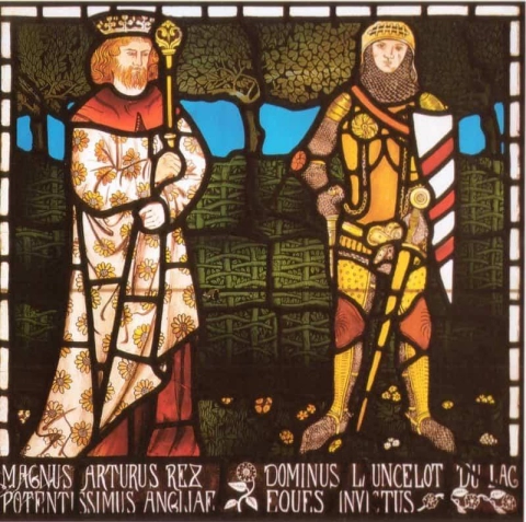 الملك آرثر والسير لونسيلوت