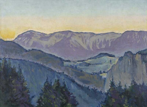 马克霍夫 (Markhof Im Abendlicht)，约 1913 年