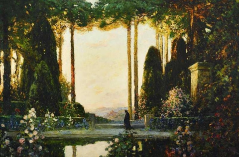 Lumottu puutarha 1923