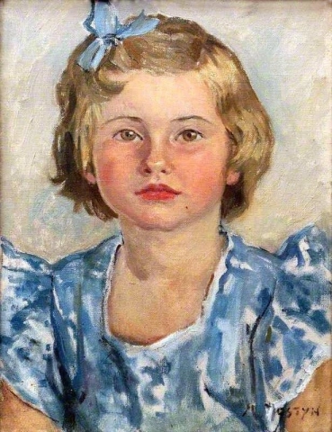 Mevrouw Lahr als kind ca. 1950