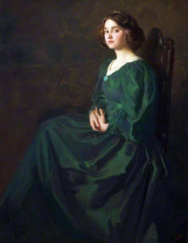 Зеленое платье 1903-04 гг.
