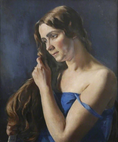женщина с длинными волосами
