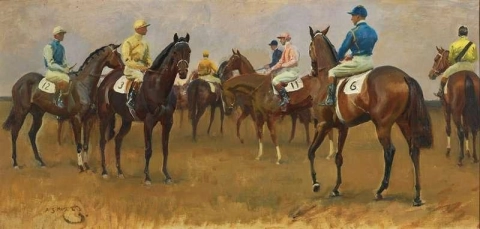At The Start Newmarket 1939