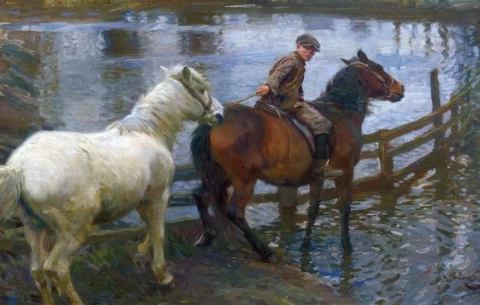 Crossing The Ford 1909