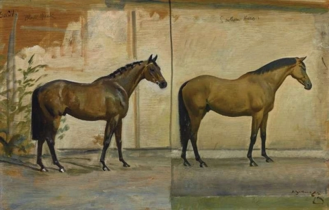 J.v. Rank S Horses Black Speck And Sothern Hero 1940