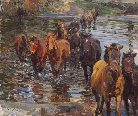 Camarones y ponis en el Ford 1910