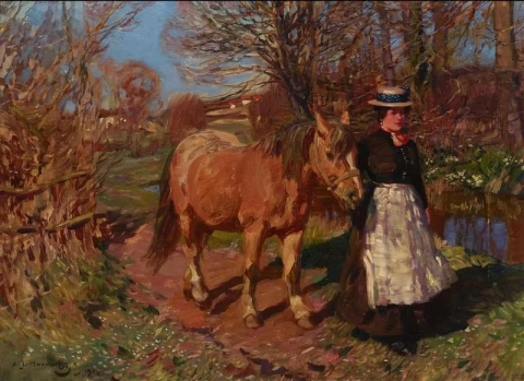 فصل الربيع - بولي سكوتشمير أوف ذا ريد ليون إن ميندهام 1906