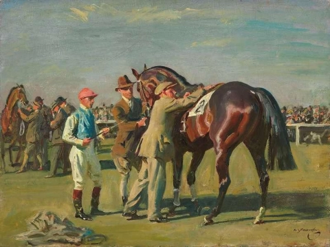 对 Epsom 的马鞍围场的研究，1930 年