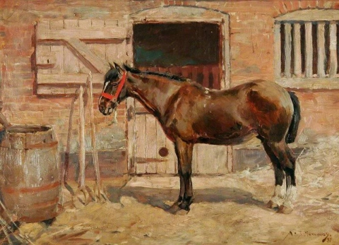 Studie van een pony 1897