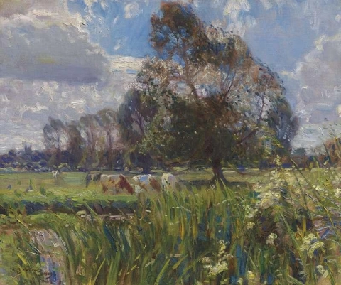 Summer Afternoon On The Wensum Costessey 1909