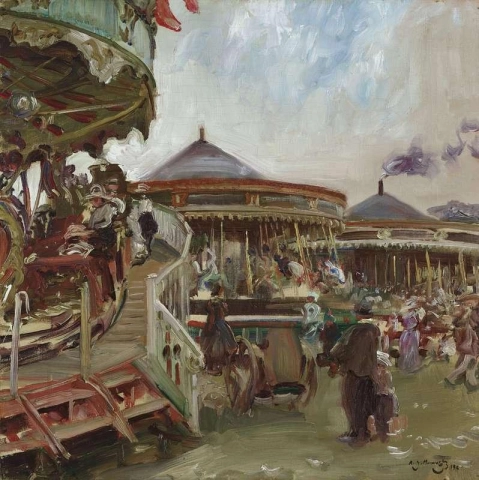 Der Rummelplatz 1912