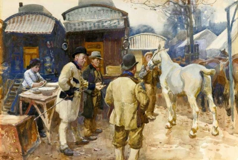 Die Pferdemesse 1905