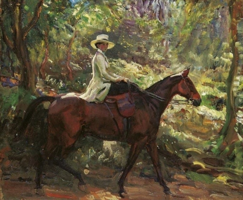The Morning Ride Ca. 1912