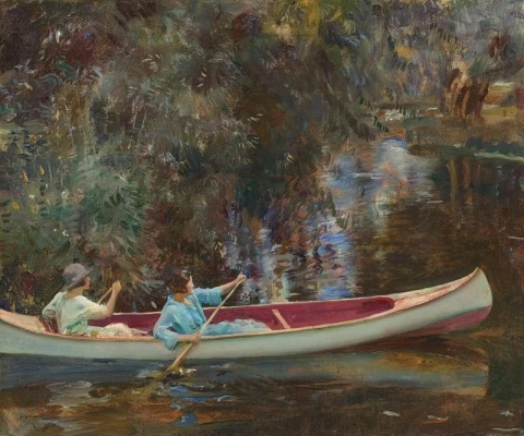La canoa bianca, 1924 circa