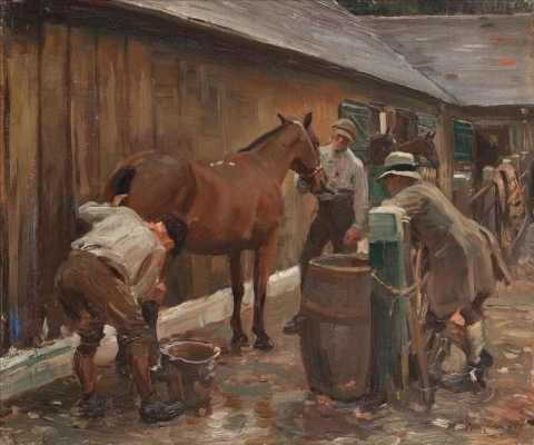 Einen Schnitt waschen 1912