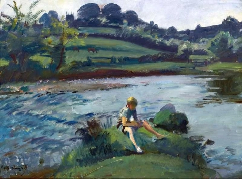 Withypool By The Barle Exmoor 1940