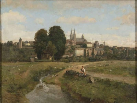 Düsseldorf tidlig i 1860