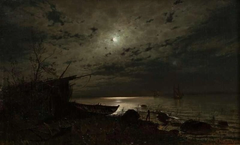Moonlight Over The Sea