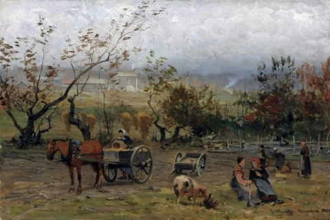 Potetoptaking 1878