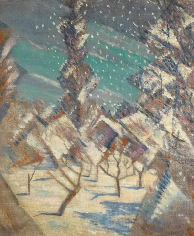 De vier seizoenen winter ca. 1918