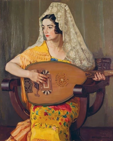 De Spaanse sjaal ca. 1936