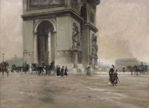 Der Arco Di Trionfo in Paris, ca. 1876