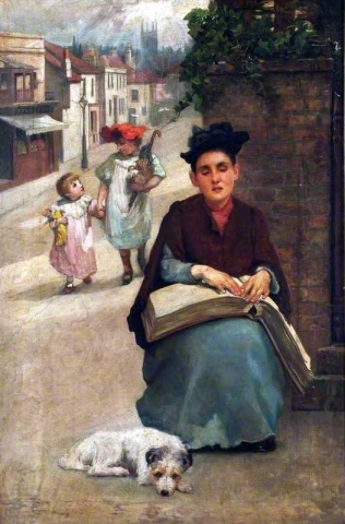 Blindes Mädchen 1906-17