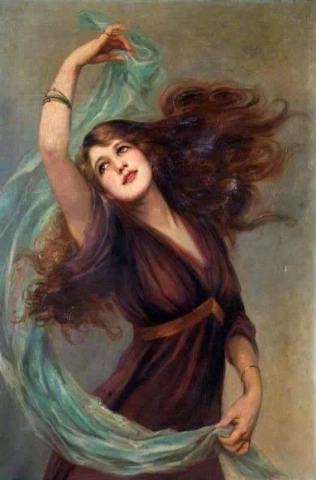 Эсме танцует, около 1907-17 гг.