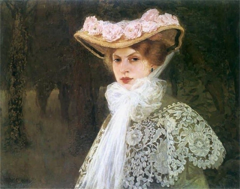 芸術家の妻の肖像 1907