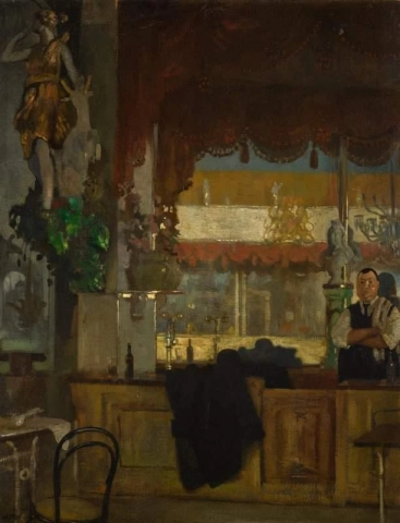 Il bar nella sala in riva al mare Margate Ca. 1907-08