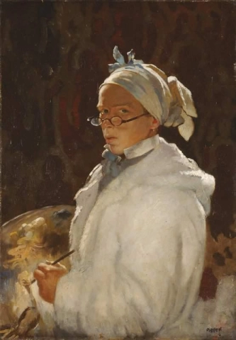 Il pittore Autoritratto con gli occhiali 1907