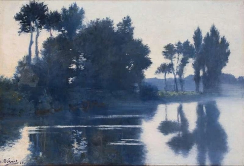 우아즈 강의 저녁 폭포 1888