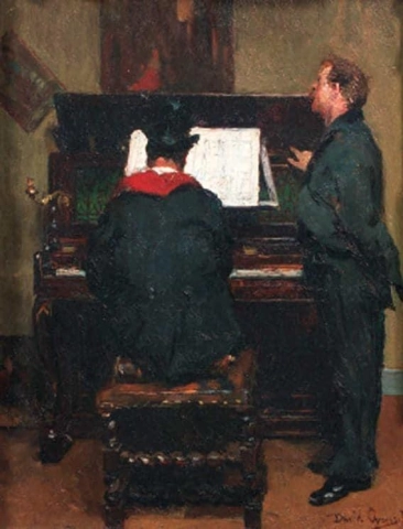 Il pittore musicista 1874
