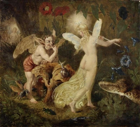 Сцена из "Сна в летнюю ночь" 1846 г.