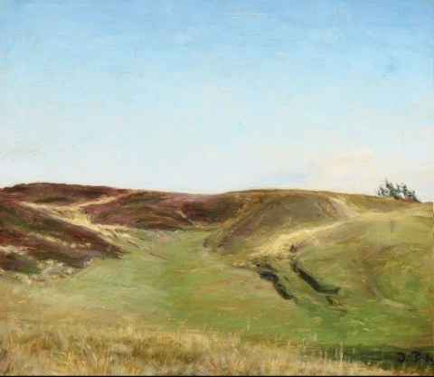 Холмы вереска во ржи 1886